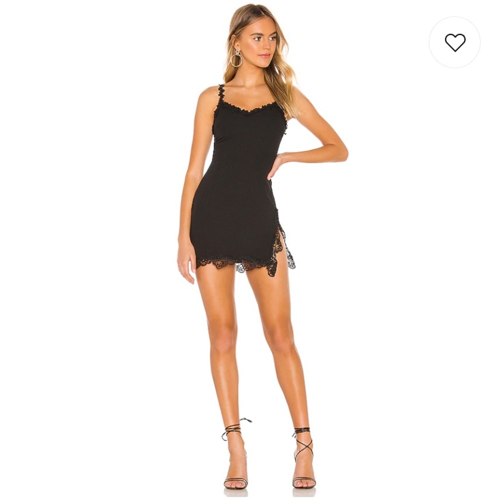 Bleu Mini Dress in Black from Superdown